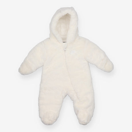 Nike white fluffy pramsuit