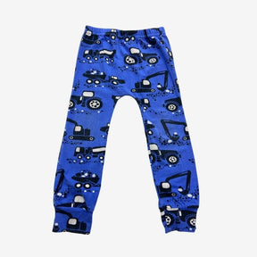 Blue Construction Leggings
