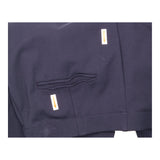 Pull On Trousers Navy Slim Leg Waistband