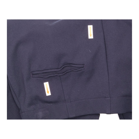 Pull On Trousers Navy Slim Leg Waistband