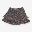 Boden Grey Floral Tiered Rara Mini Skirt