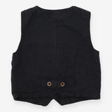 Waistcoat Grey Dart Pattern