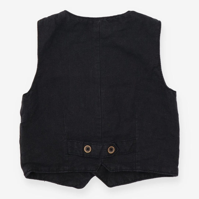 Waistcoat Grey Dart Pattern