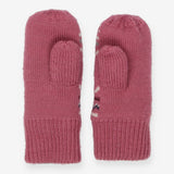 Pink fairisle mittens