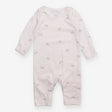 Sleepsuit white grey pink rainbows