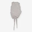 Nursing Top Grey Marl Cotton Skin-to-Skin Wrap