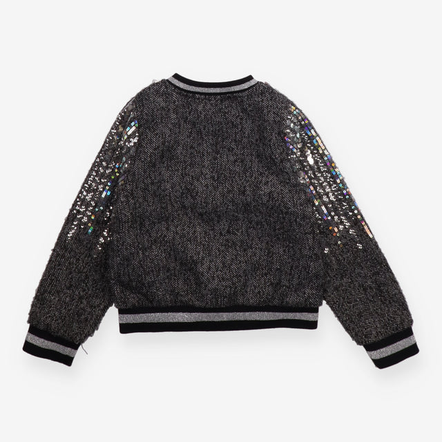 Jacket Black and Grey Sequins