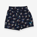 Swim Shorts Navy Skeleton Sea Life
