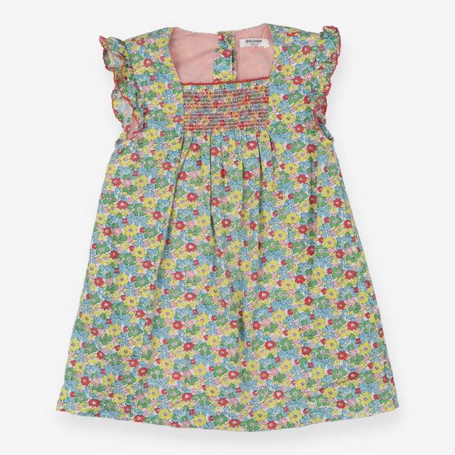 Floral Dress Frill Sleeves, Bloomers