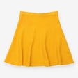 A-Line Skirt Mustard Yellow Flared Knee Length