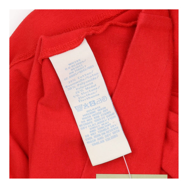 Boden Bright Red V Neck Bow Waist Sleeveless Dress