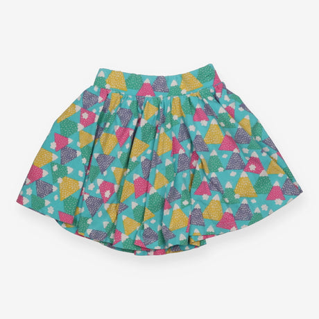 Skirt twirly green coloured mountains