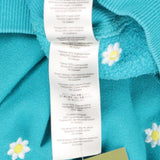 Bloom Sweatshirt Teal with Daisies