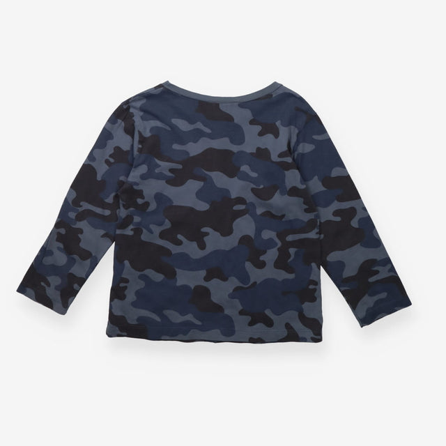 Blue Camouflage Long Sleeve - United Colors Of Ben