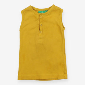 Vest Yellow Ribbed