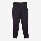 Leggings Black Full Length Zip Ankle Activewear