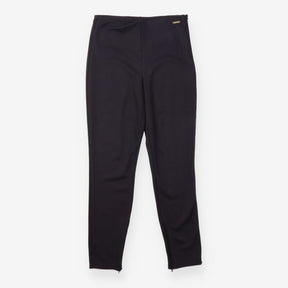 Leggings Black Full Length Zip Ankle Activewear