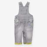 Dungaree Denim Grey with Neon Green Detail