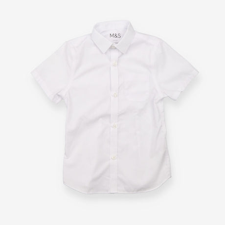 School Shirts White 6-Pack