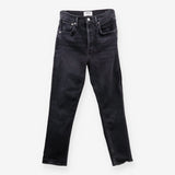 AGOLDE Riley High Rise Straight Crop Stretch Jeans