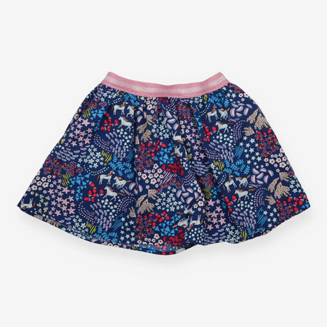Skirt blue unicorn sealife & florals