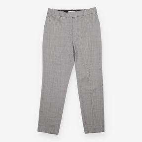 Reiss Black White Micro Check Tailored Trousers