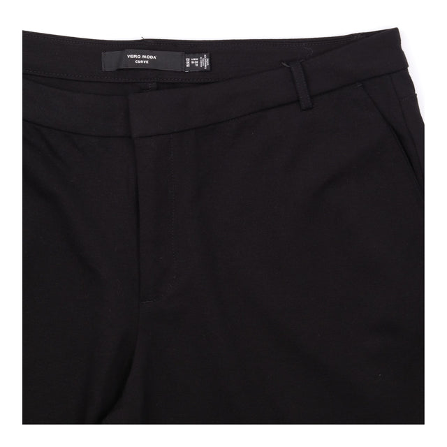 Trousers Wide Leg Tailored Stretch Black