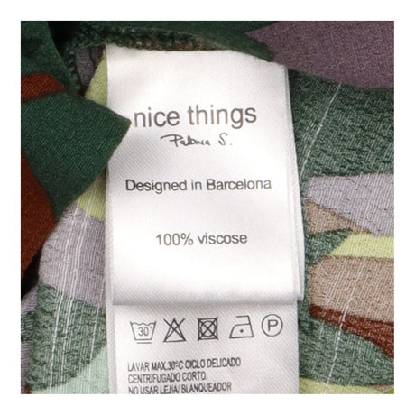 Dress Multicolour Abstract Print and Animals