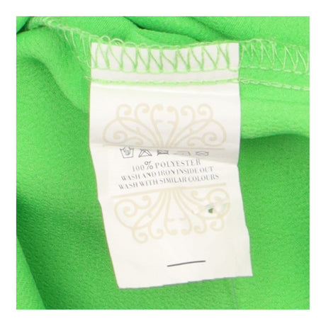 Midi Skirt Satin Slip Green