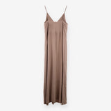 COS 100% Silk V Neck Slip Dress Minimalist Maxi