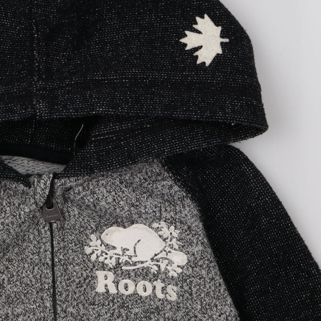 Hoodie full zip grey