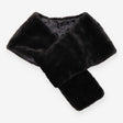 Faux Fur Wrap Charcoal Grey Evening Stole