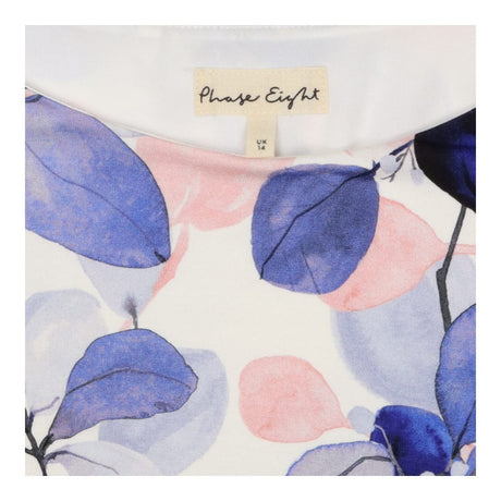 Printed Jersey Top – Laina Leaf Pattern