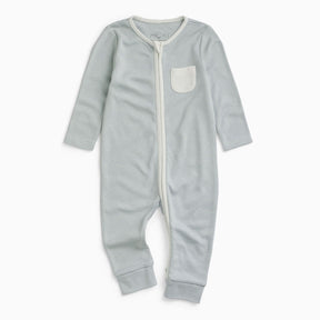 Clever Zip Sleepsuit - Blue Stripe