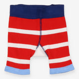 Knitted Shorts red stripe camper
