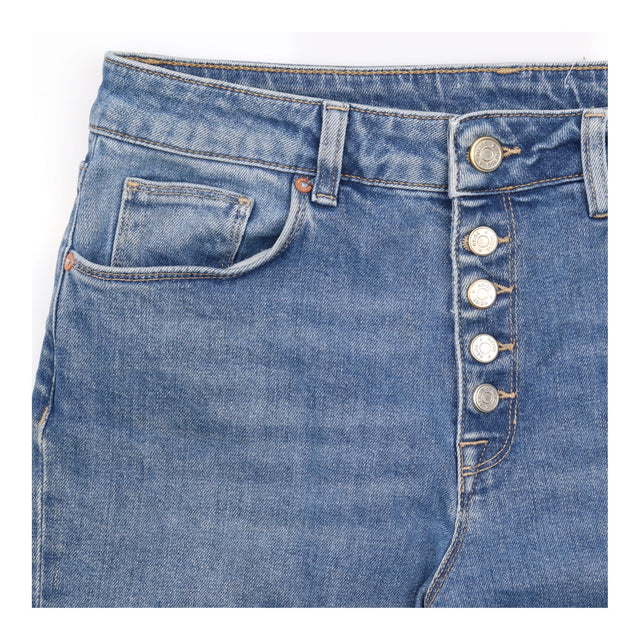 Light Wash Bailey Button Fly Slim Straight Jeans