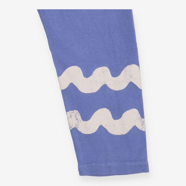 Leggings Blue Wave Appliques