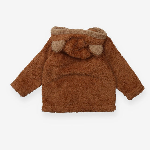 Brown Hooded Fleece