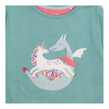 Green Unicorn and Dragon Long Sleeve