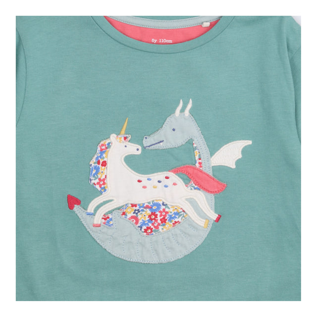Green Unicorn and Dragon Long Sleeve