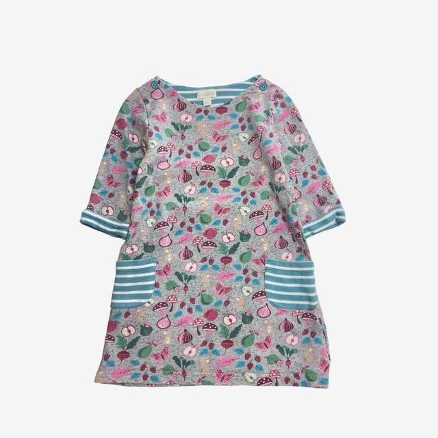 Grey and Pink Woodland Mouse Dress
