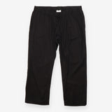 Maternity Trousers Black Linen Blend Under Bump Dr