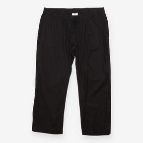 Maternity Trousers Black Linen Blend Under Bump Dr