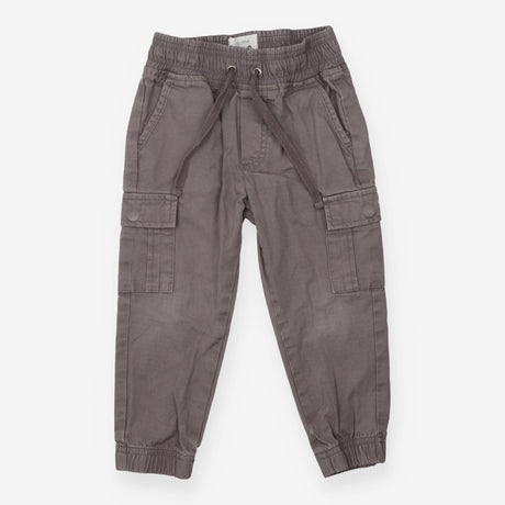 Grey cargo trousers