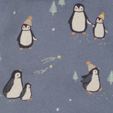 Blue Penguins Zip Hoodie