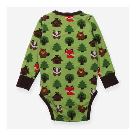 Bodysuit Green and Brown Woodland Theme