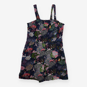 Playsuit Navy Dream Forest Print Cotton