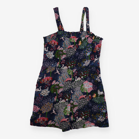 Playsuit Navy Dream Forest Print Cotton