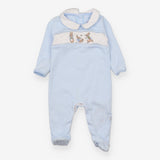 Sleepsuit Collared Blue Stripe Peter Rabbit