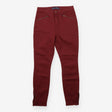 Biker Super Skinny Jeans Burgundy Berry